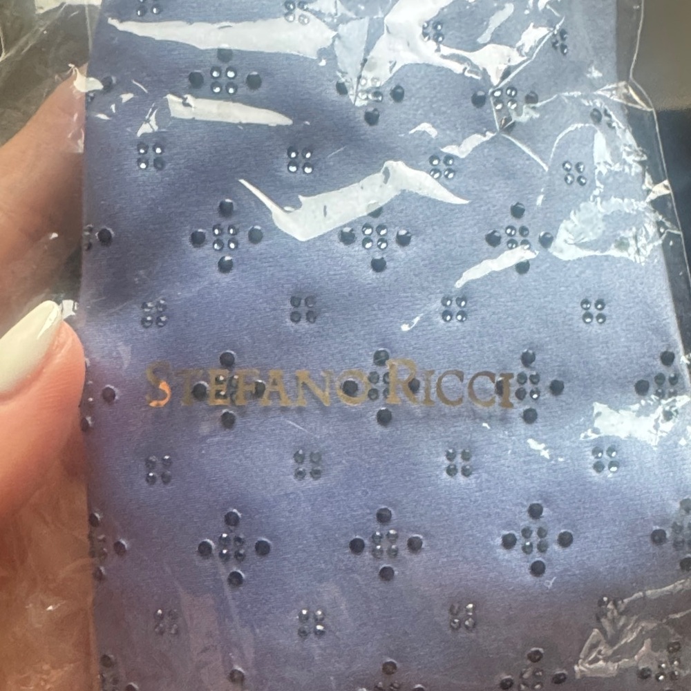 Stefano Ricci Lavender Blue Silk Tie